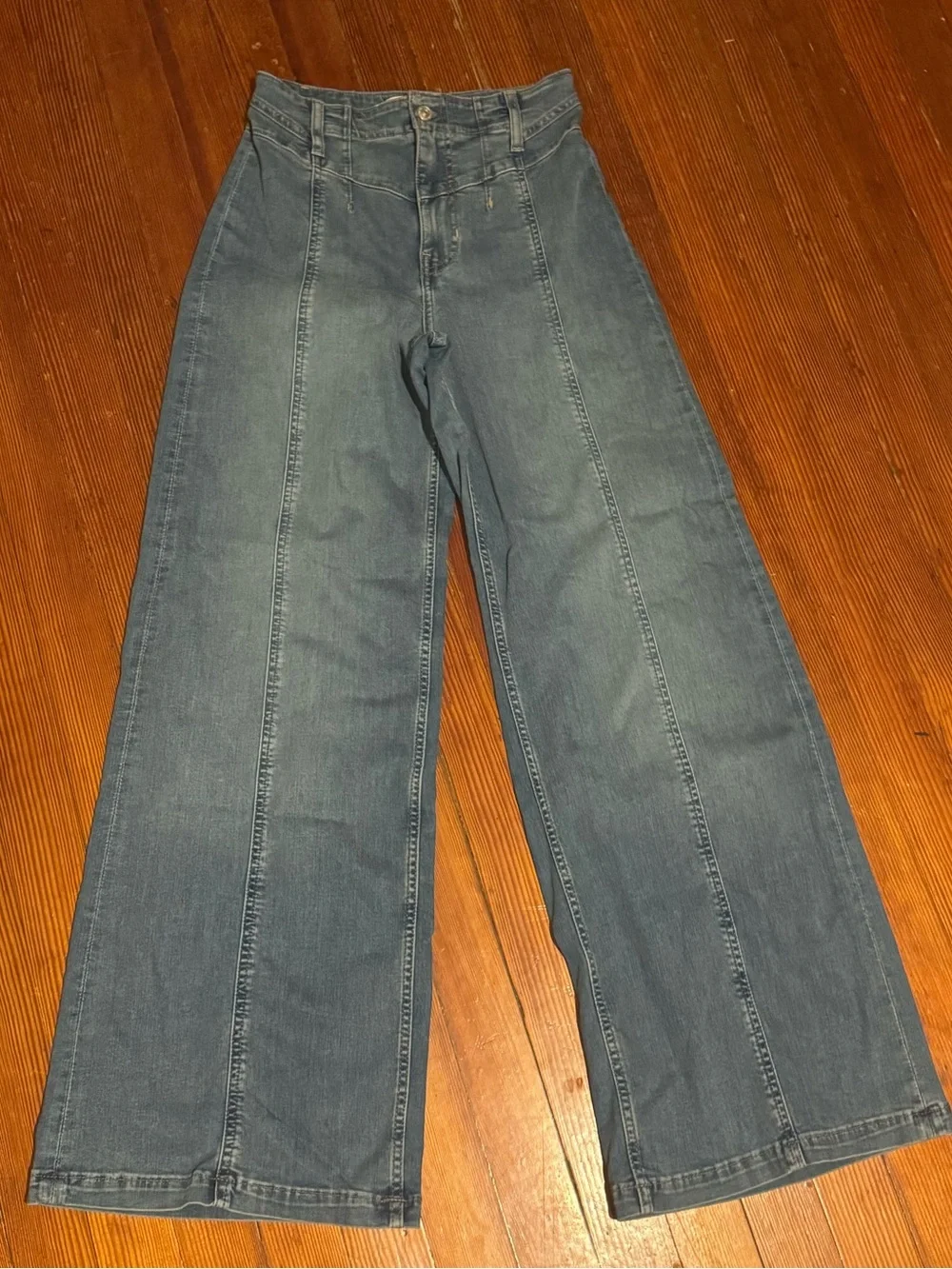 Free People We The Free Libra Wide Leg Jeans Size 26